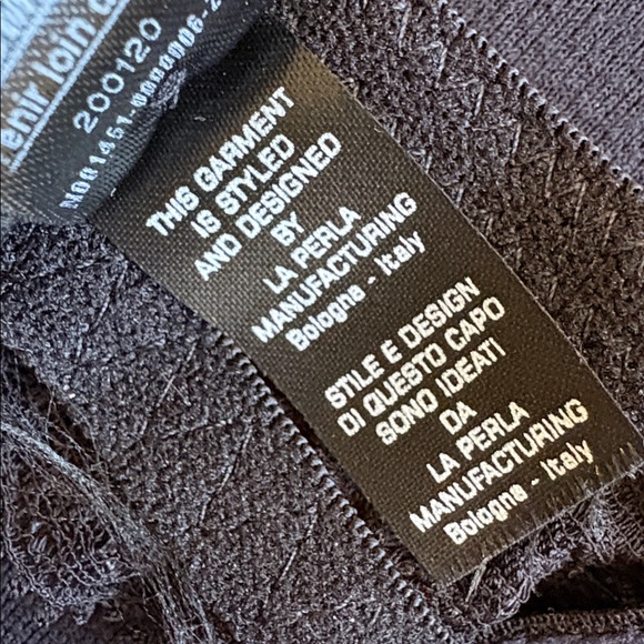 La Perla Black Lace Accent Bra - Picture 5 of 5